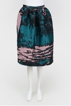 Tulip midi skirt