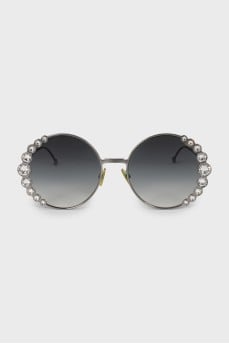 Sunglasses decorated with crystals