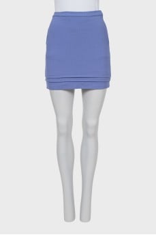 Purple skirt-shorts