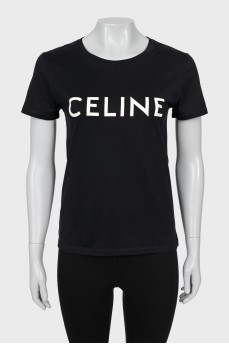 T-shirt with brand logo