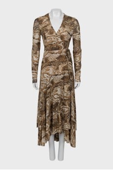 Wrap maxi dress