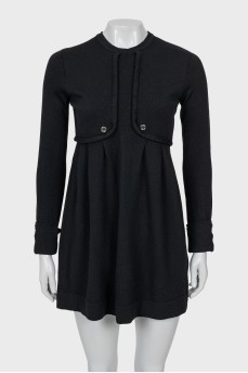 Fitted wool dress