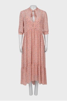 Maxi dress in floral print