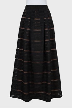 Fluffy maxi skirt