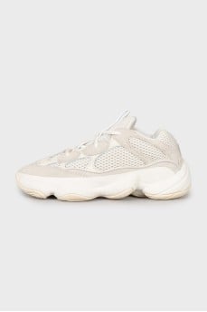 Сірі кросівки Yeezy 500 з биркою