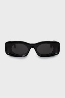Black sunglasses with textured frame