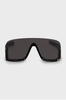 Sunglasses mask with brand logo