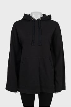 Hoodie with print on the back