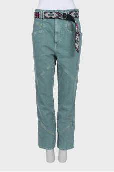 Straight Jeans with belt