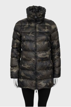Jacket in military print
