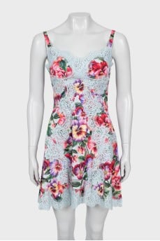 Floral lace dress