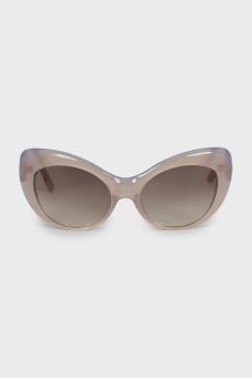 Clear Cat Eye Sunglasses