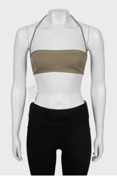 Swimsuit with tag