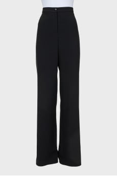 Black high waisted trousers