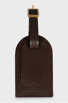 Dark brown clochette keychain