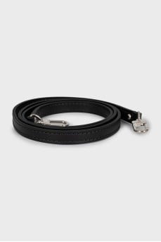 Thin leather belt for bag