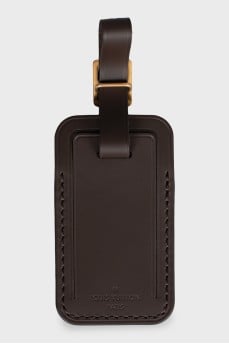 Brown leather clochette