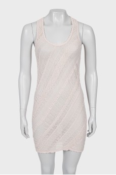 Bodycon dress with relief pattern