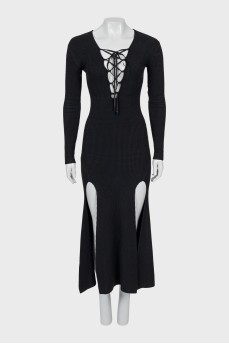 Ribbed bodycon maxi dress