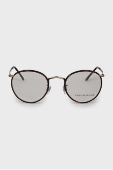 Brown frame grand with tag