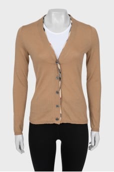 V-neck cardigan