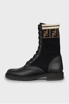 Black Rockoko Boots