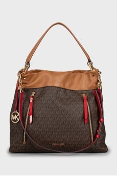 Canvas bag with signature print