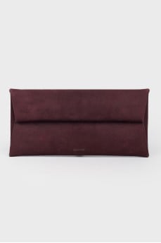 Purple suedeclutch