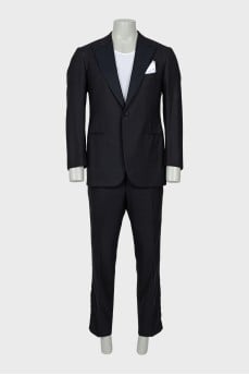 Men's suit in dark blue