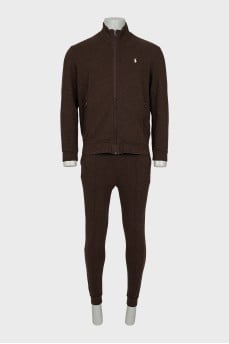 Men's brown tracksuit