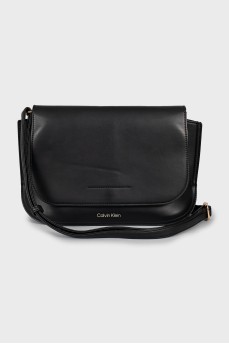 Black eco-leather bag