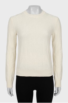 Slim fit wool jumper