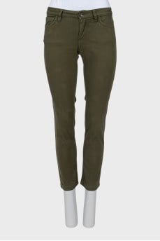 Skinny khaki jeans