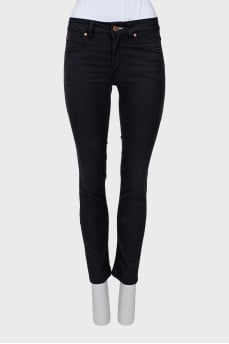 Straight leg black jeans