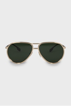 Green tinted sunglasses