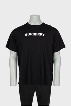 Men's black straight fit t-shirt