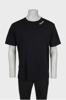 Men's T-shirt with branded embroidery