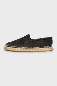 Men's suede espadrilles