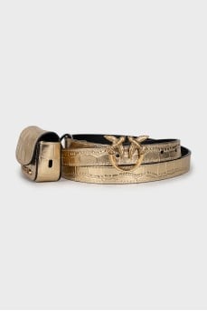 Gold belt with removable elements