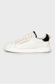 Portofino white leather sneakers