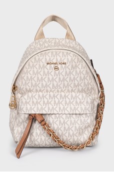 Monogram canvas backpack