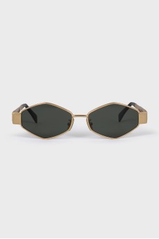 Sunglasses in gold color