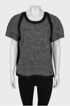 Wool and silk blouse