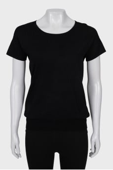 Black slim fit t-shirt