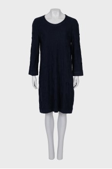 Straight wool dress