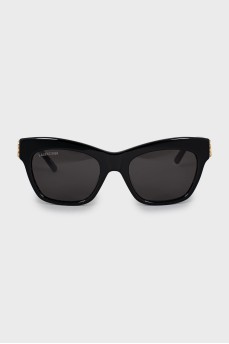 Black sunglasses with logo