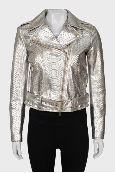 Silver Embossed Jacket