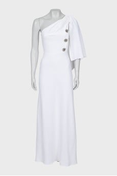 Fitted one shoulder dress