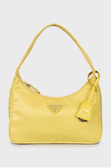 Yellow Re-Nylon Re-Edition 2000 bag