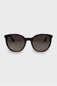 Brown animal print sunglasses